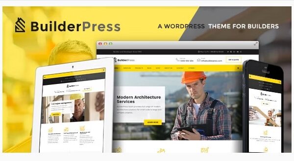 BuilderPress - Construction and Architecture WordPress Theme