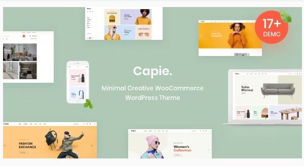 Capie - Minimal Creative WooCommerce WordPress Theme