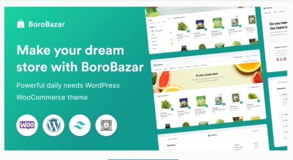 BoroBazar - Grocery Store WooCommerce WordPress theme