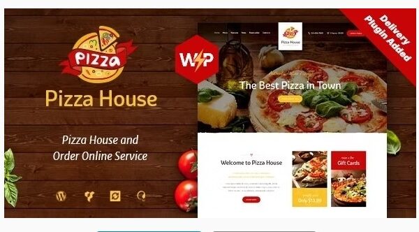 Pizza House - Restaurant Cafe Bistro WordPress Theme