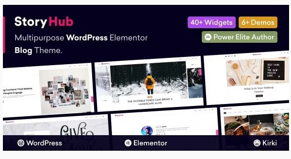 StoryHub - Multipurpose WordPress Elementor Blog Theme