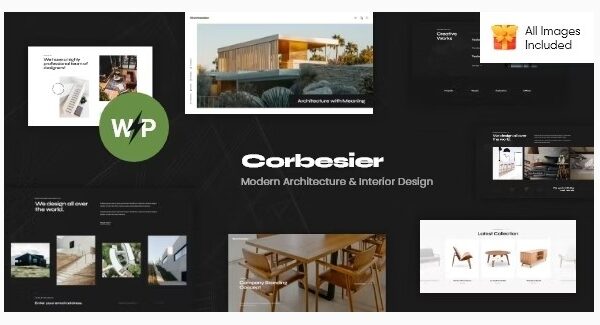 Corbesier - Architecture & Design Interior & Exterior Modern WordPress Theme