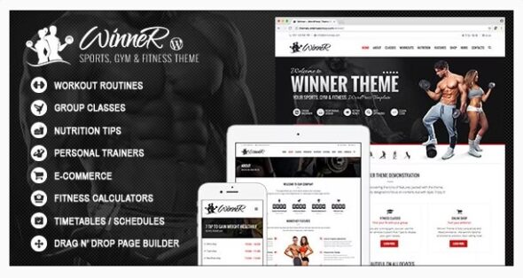 Winner - Fitness & Gym WordPress Theme