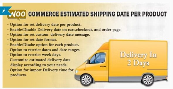 WooCommerce Estimated Shipping Date Per Product