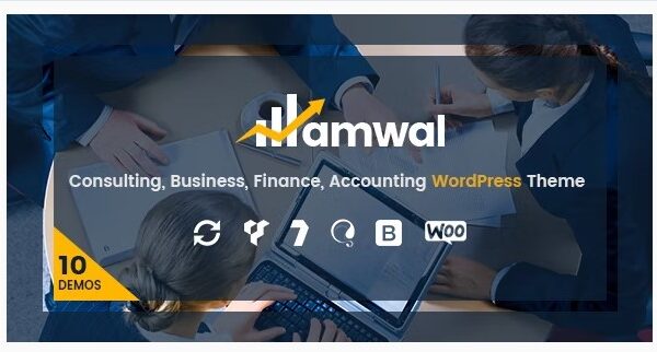 Amwal Consulting Finance WordPress Theme