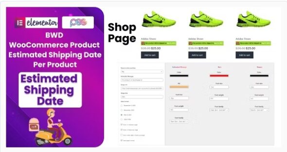 BWD Product Estimated Shipping Date Plugin For WooCommerce