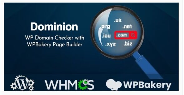 Dominion - WP Domain Checker with WPBakery Page Builder
