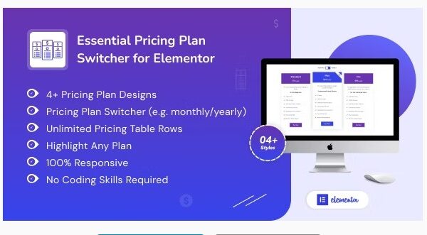 Essential Pricing Plan Switcher for Elementor