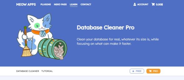Meow Database Cleaner Pro