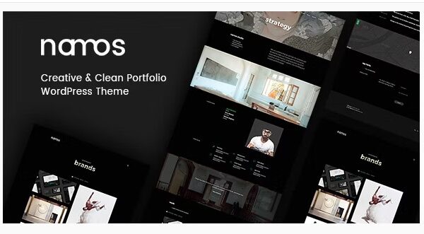 Namos - Creative OneMulti-Page Portfolio WordPress Theme