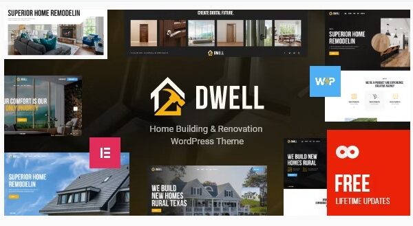 Dwell - Home Building & Renovation WordPress Theme