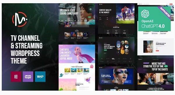 MediaFlex - TV Channel & Streaming WordPress Theme