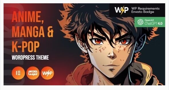Otaku - Anime, Manga & K-Pop WordPress Theme