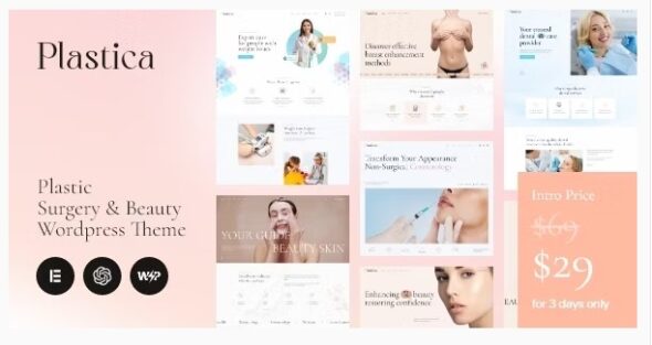 Plastica - Plastic Surgery & Beauty WordPress Theme