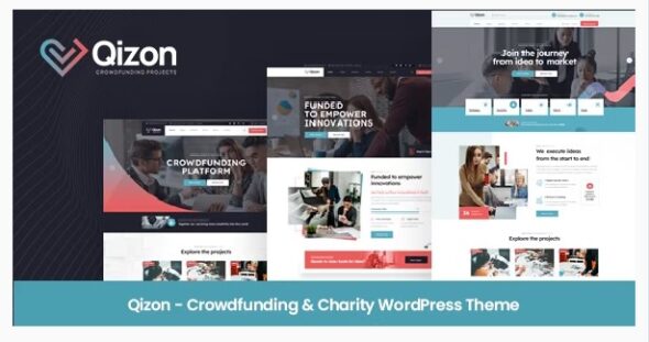 Qizon - Crowdfunding & Charity WordPress Theme