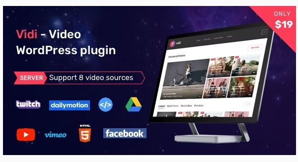 Vidi - Video WordPress Plugin