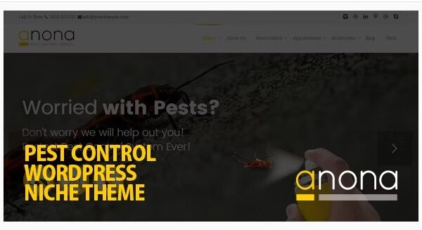 Anona - Pest Control WordPress Theme