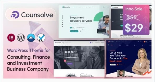Counsolve - Consulting & Investments WordPress Theme