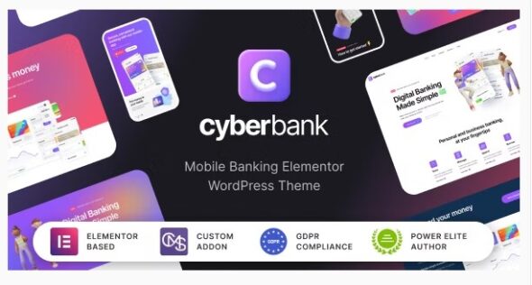 Cyberbank - Business and Finance WordPress Theme