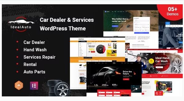 IdealAuto - Car Dealer & Services WordPress Theme