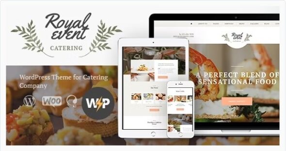Royal Event A Wedding Planner & Catering Company WordPress Theme + Elementor