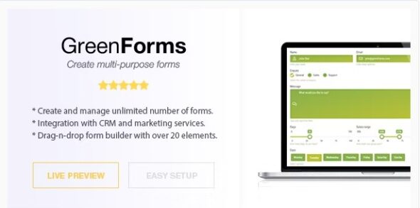 WordPress Form Builder - Green Forms