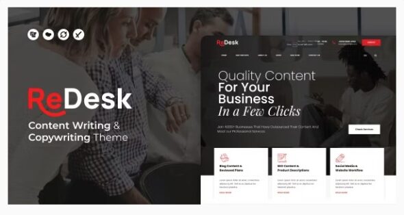 ReDesk - Content Writing & Copywriting Theme