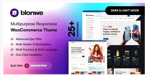Blonwe - Multipurpose WooCommerce Theme