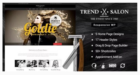 Trend Salon WordPress Theme