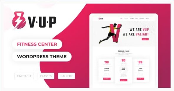 VUP - Fitness Center WordPress Theme