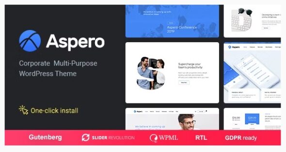 Aspero - Business WordPress Theme