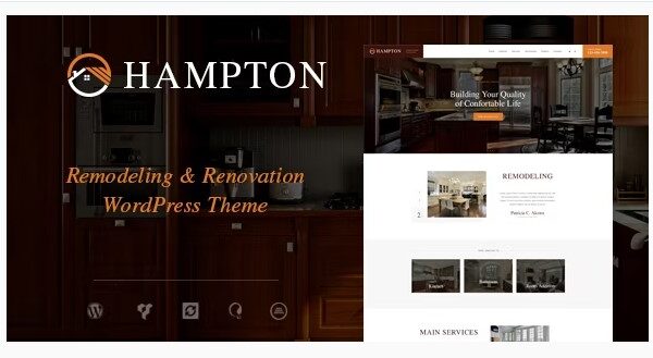 Hampton Home Design and Renovation WordPress Theme