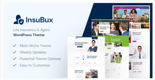 Insubux - Insurance Company WordPress Theme