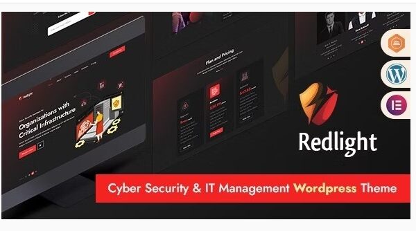 Redlight Cyber Security & IT Management WordPress Theme