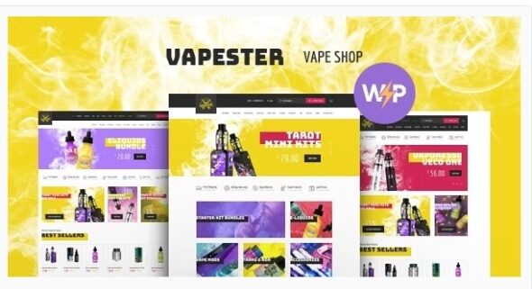 Vapester Creative Cigarette Store & Vape Shop WooCommerce Theme