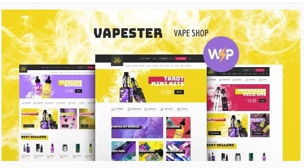 Vapester Creative Cigarette Store & Vape Shop WooCommerce Theme