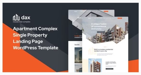 DAXX - Apartment Complex WordPress Theme