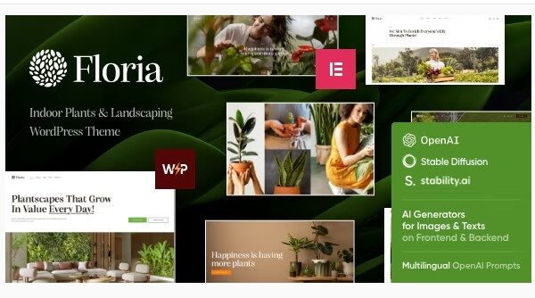 Floria — Gardening & Landscaping WordPress Theme