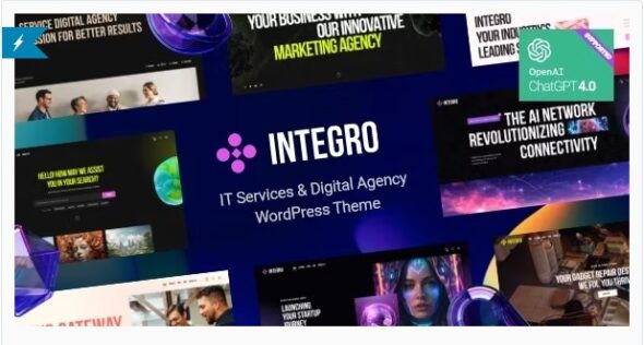 Integro — IT Services & Digital Agency WordPress Theme