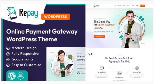 Repay Payment Gateway WordPress Theme