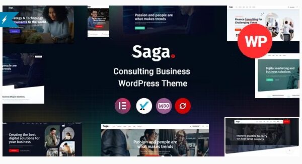 Saga - Business Consulting WordPress Theme