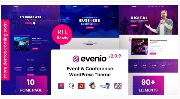Evenio - Event Conference WordPress Theme