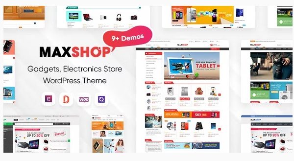 MaxShop - Electronics Store Elementor WooCommerce WordPress Theme (9+ Homepages, 2+ Mobile Layouts)