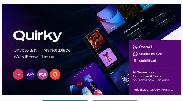 Quirky - Artist Marketplace WordPress Theme