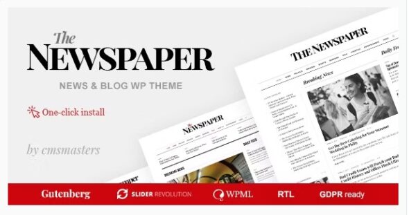 The Newspaper - Magazine Editorial WordPress Theme