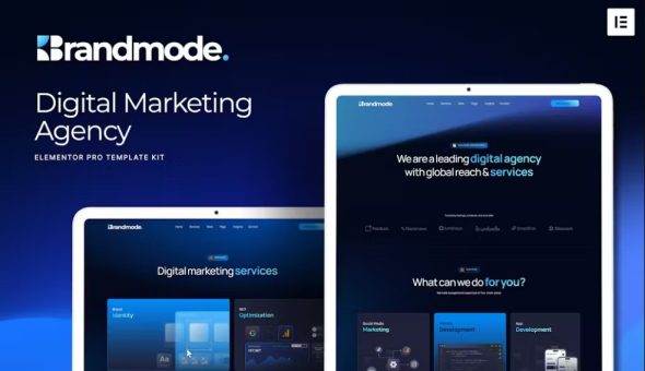 Brandmode – Digital Marketing Agency Elementor Template Kit