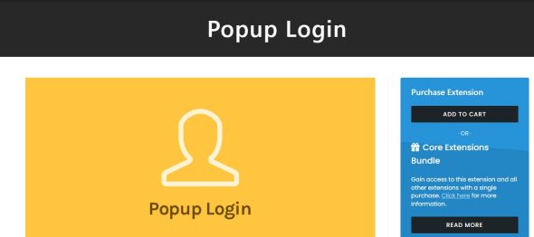 OceanWP Popup Login