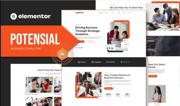 Potensial – Business Consulting Elementor Template Kit