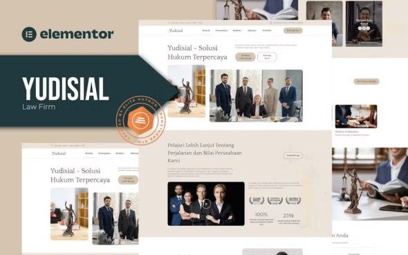 Yudisial – Law Firm Elementor Template Kit
