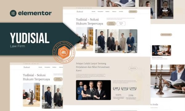 Yudisial – Law Firm Elementor Template Kit